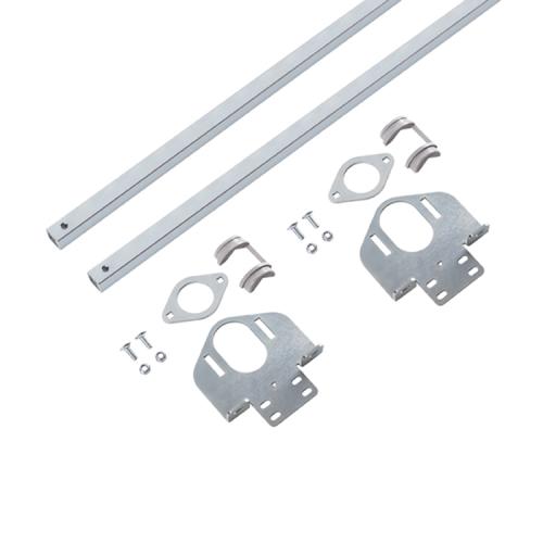 BEN986803038 MARK.T180 COPPIA DI TUBI QUADRO 20x20 SP.25/10 L1800 CON STAFFE