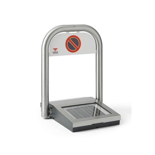 CARPARKSUN-SR Automazione salvaparcheggio con encoder 12V + batterie in tampone, pannello fotovoltaico e rilevatore di presenza automezzo