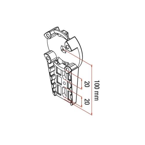 FAA132306 SUPP.CLIP H REG_MAX 15Nm_100pz