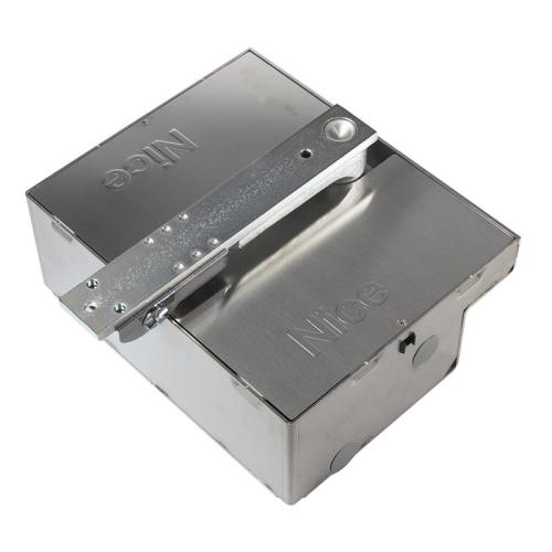 NICBFABBOXI Cassa di fondazione INOX, con finecorsa meccanico in apertura