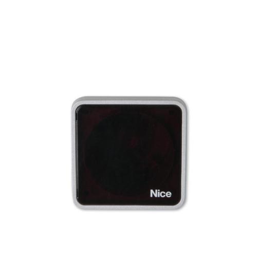 NICEPLIOB Coppia di fotocellule large da incasso, orientabili 30°, per collegamento via Nice BlueBUS