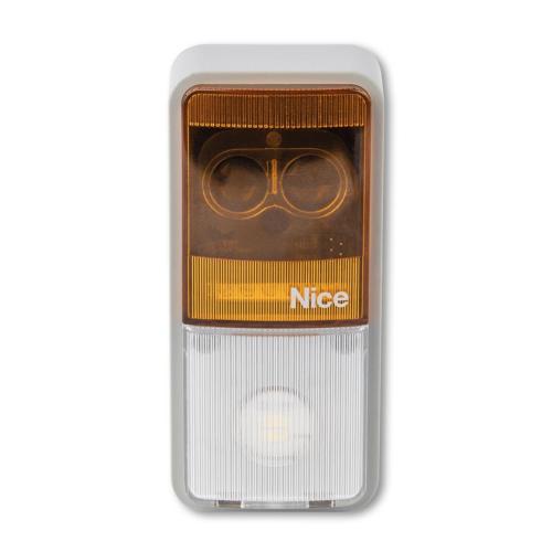 NICEPMORB Fotocellula da esterno a riflessione + specchio, per collegamento via Nice BlueBUS 