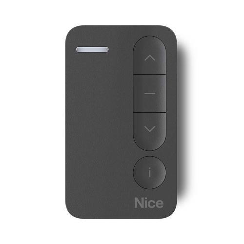 NICMINIDOMI1B Mini-trasmettitore bidirezionale portatile, monocanale, nero