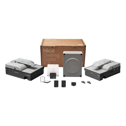 NICSFAB2124BDKCE Kit bidirezionale per l'automazione di cancelli a battente con ante fino a 2,3 m, 24 Vdc, a montaggio interrato    