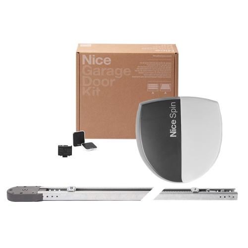 NICSPIN23BDKCE Kit bidirezionale per l'automazione di porte sezionali e basculanti completo di 1 guida premontata da 3 metri.  