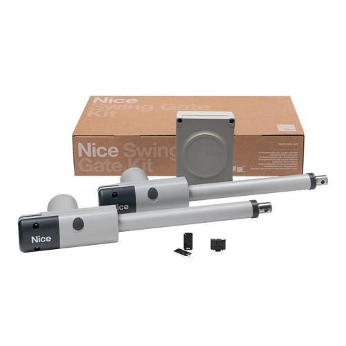 NICTOO3024KLT Kit per l'automazione di cancelli a battente con ante fino a 3 m e 300 Kg, 24 Vdc. Compatibile con il sistema Solemyo.