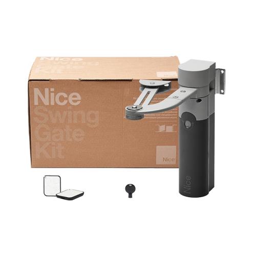 NICWALKY1024BDKCE Kit bidirezionale per cancelli a battente con ante fino a 1.8 m, 24 Vdc, montaggio esterno