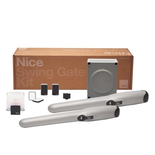 NICWINGO4024BDKCE Kit bidirezionale per cancelli a battente con ante fino a 2 m, 24 Vdc, montaggio esterno