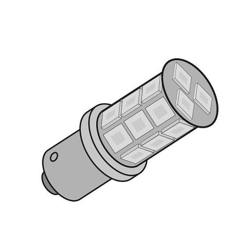 SOMYS12606-00001 Lampadina a LED,12–34 Vdc,24Vac/3 W, attacco BA15s,
ASB-5014A, ASB-5507A e lampeggiante LED